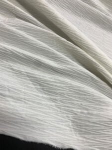 Beyaz Efektli Piliseli Kumaş