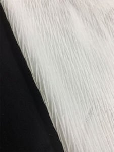 Beyaz Efektli Piliseli Kumaş