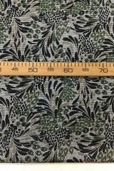 Desenli Menekşe Penye Kumaş - Desen19