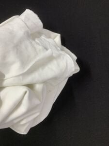 Ekru İnce Ribana Kumaş, Parça 75x175 cm