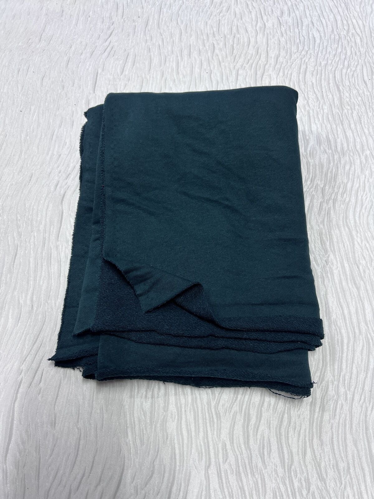 3 İplik Kumaş, Parça 90x180 cm - Nefti Yeşili