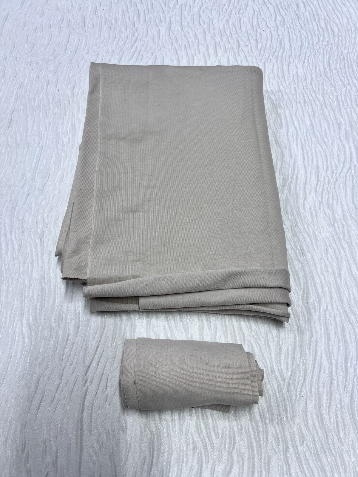 Ribanalı Diz Yapmaz 2 İplik, Parça 130x180 cm - Bej