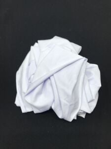 Diz Yapmaz 2 İplik Kumaş Esnek Beyaz, Parça 100x170 cm (HAFİF KİRLİ)