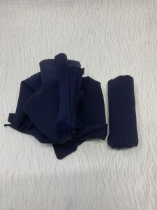 Ribanalı Diz Yapmaz 2 İplik Kumaş Lacivert, Parça 90x180 cm