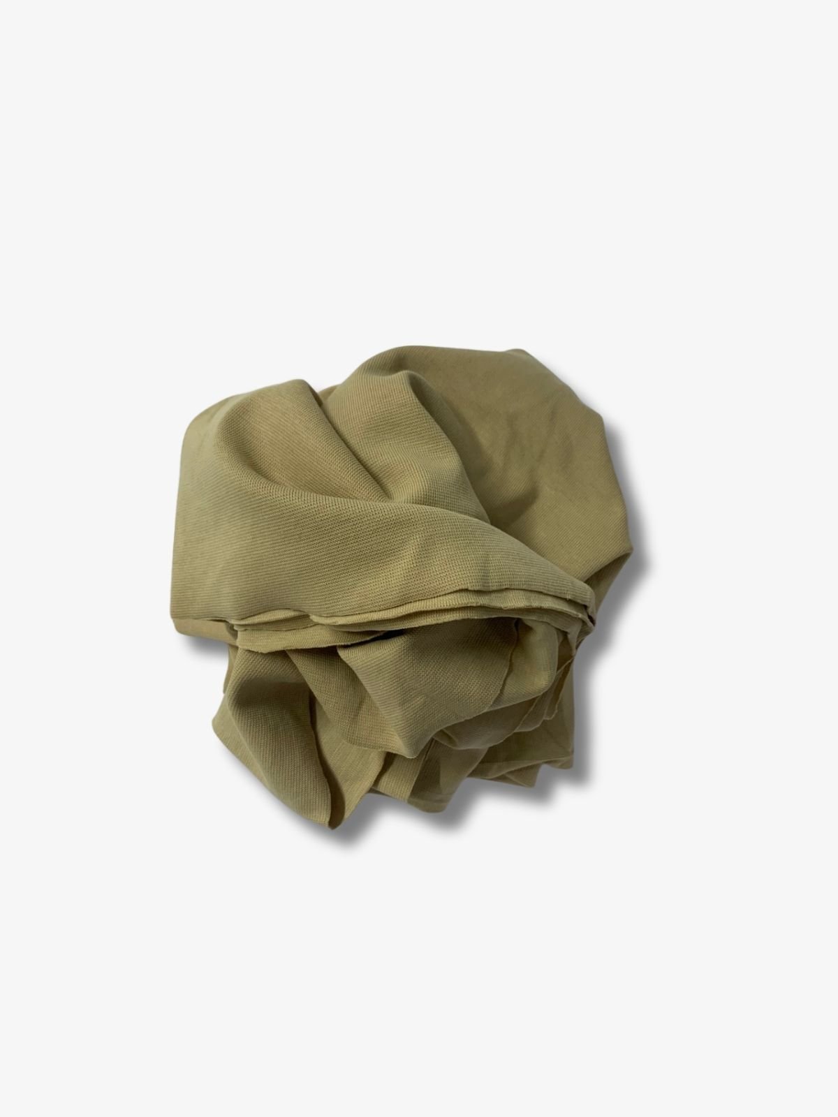 Sütlü Kahve İnce Ribana Kumaş, Parça 40x160 cm