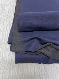 Ribanalı Diz Yapmaz 2 İplik, Parça 70x180 cm - Lacivert