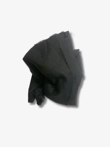 Ham Keten Kumaş, Parça 500x150 cm Siyah