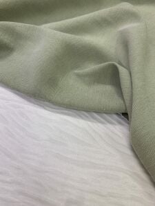 Karışımlı Keten Kumaş - Mint Yeşili