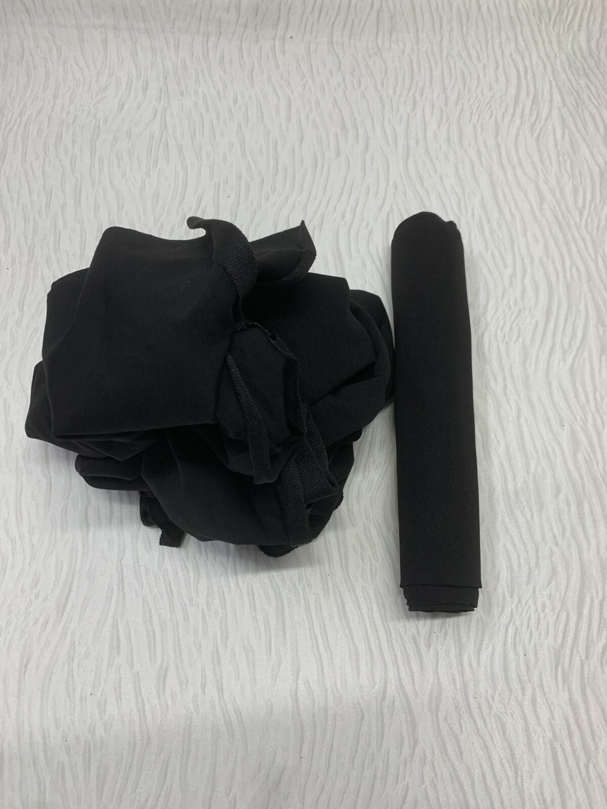 Ribanalı Diz Yapmaz 2 İplik Kumaş Siyah Parça 90x180 cm