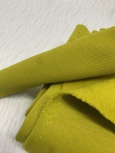 Ribanalı Şardonlu 3 İplik Kumaş, Parça 100x180 cm - Yağ Yeşili