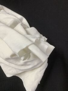 Ekru Bebe Ribana Penye Kumaş, Parça 50x120 cm