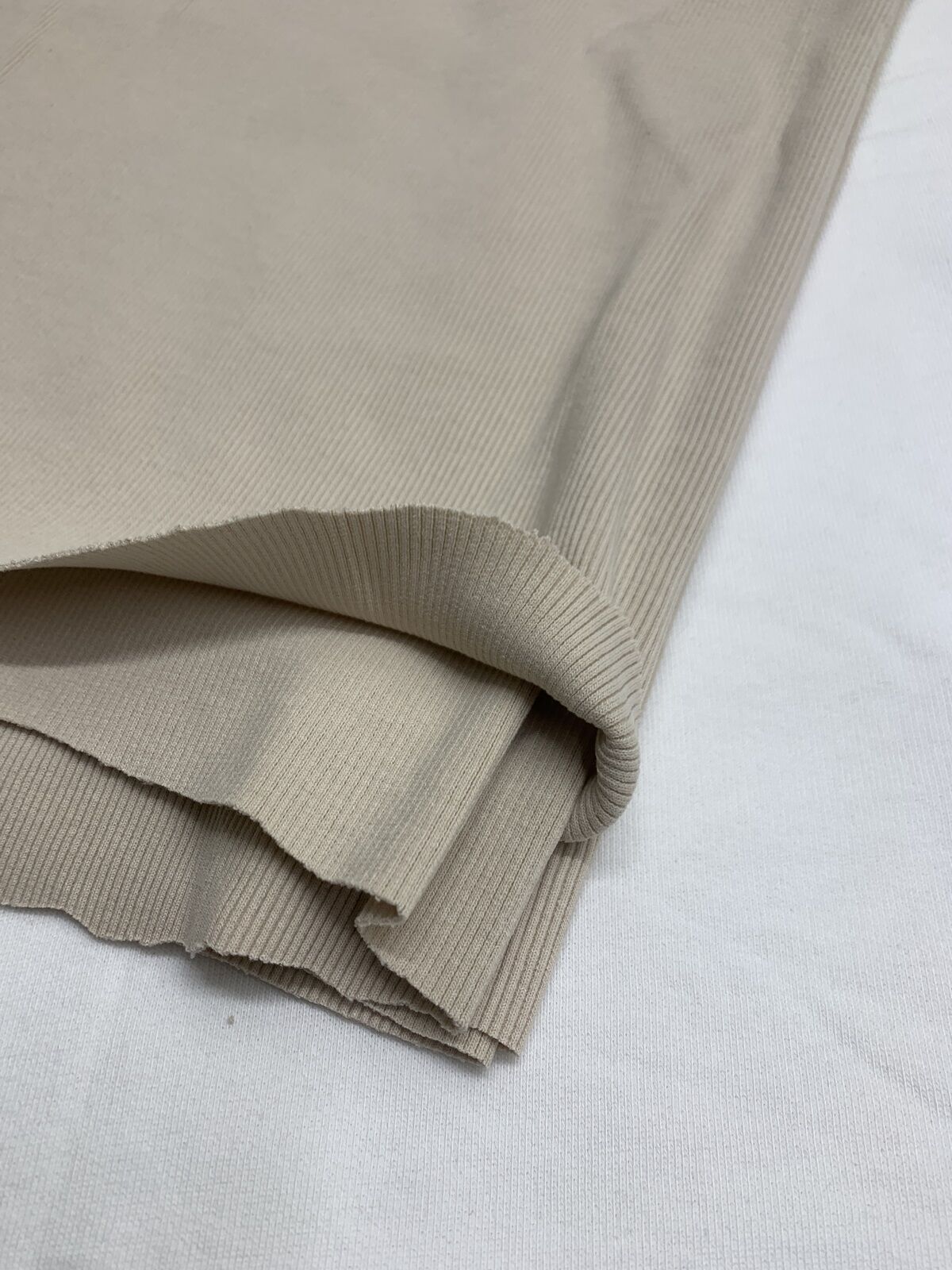 Sütlü Kahve Kaşkorse (Ribana) Kumaş, Parça 70x130 cm