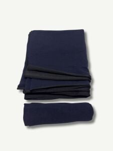 Ribanalı Diz Yapmaz 2 İplik, Parça 90x180 cm - Lacivert
