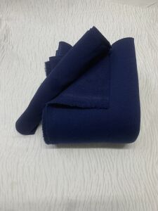 Ribanalı Şardonlu 3 İplik Kumaş, Parça 100x200 cm - İndigo