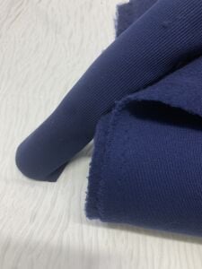 Ribanalı Şardonlu 3 İplik Kumaş, Parça 100x200 cm - İndigo