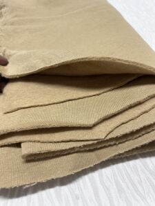 Şardonlu 3 İplik Kumaş, Parça 65x180 cm - Vizon