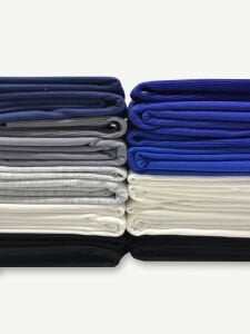 Ribanalı 2 İplik Esnek Pamuk Kumaş Seti, Boyları 80-100 cm 10 adet