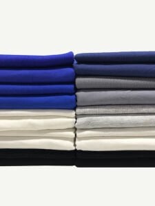 Ribanalı 2 İplik Esnek Pamuk Kumaş Seti, Boyları 80-100 cm 10 adet