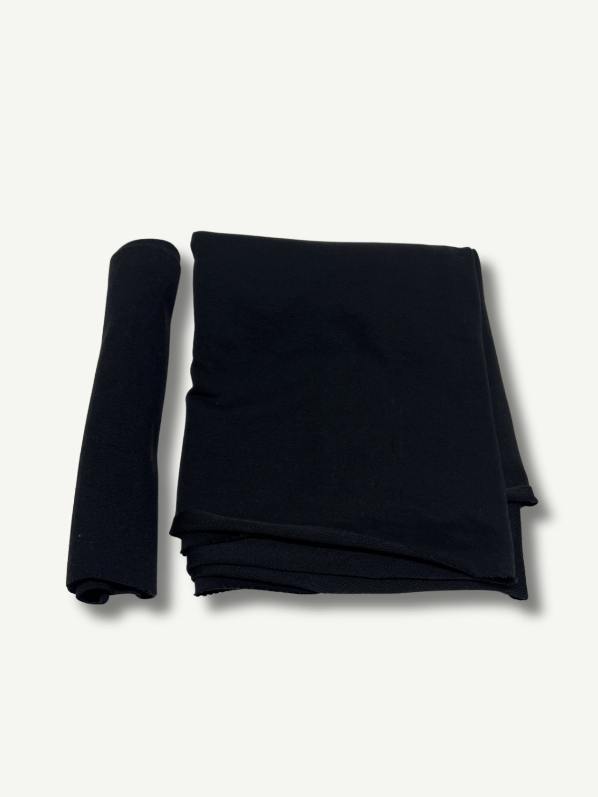 Ribanalı İnce Diz Yapmaz 2 İplik, Parça 80x180 cm - Siyah