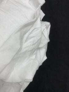 Beyaz Likralı Süprem Kumaş, Parça 340x185 cm