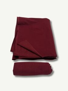 Ribanalı Diz Yapmaz 2 İplik, Parça 125x180 cm - Bordo