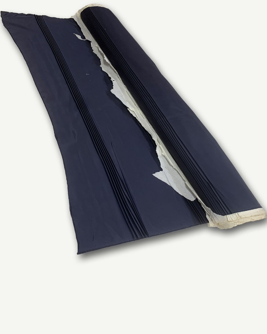 4,80 kg, Lacivert Piliseli Saten Kumaş 1 Top