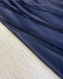 4,80 kg, Lacivert Piliseli Saten Kumaş 1 Top