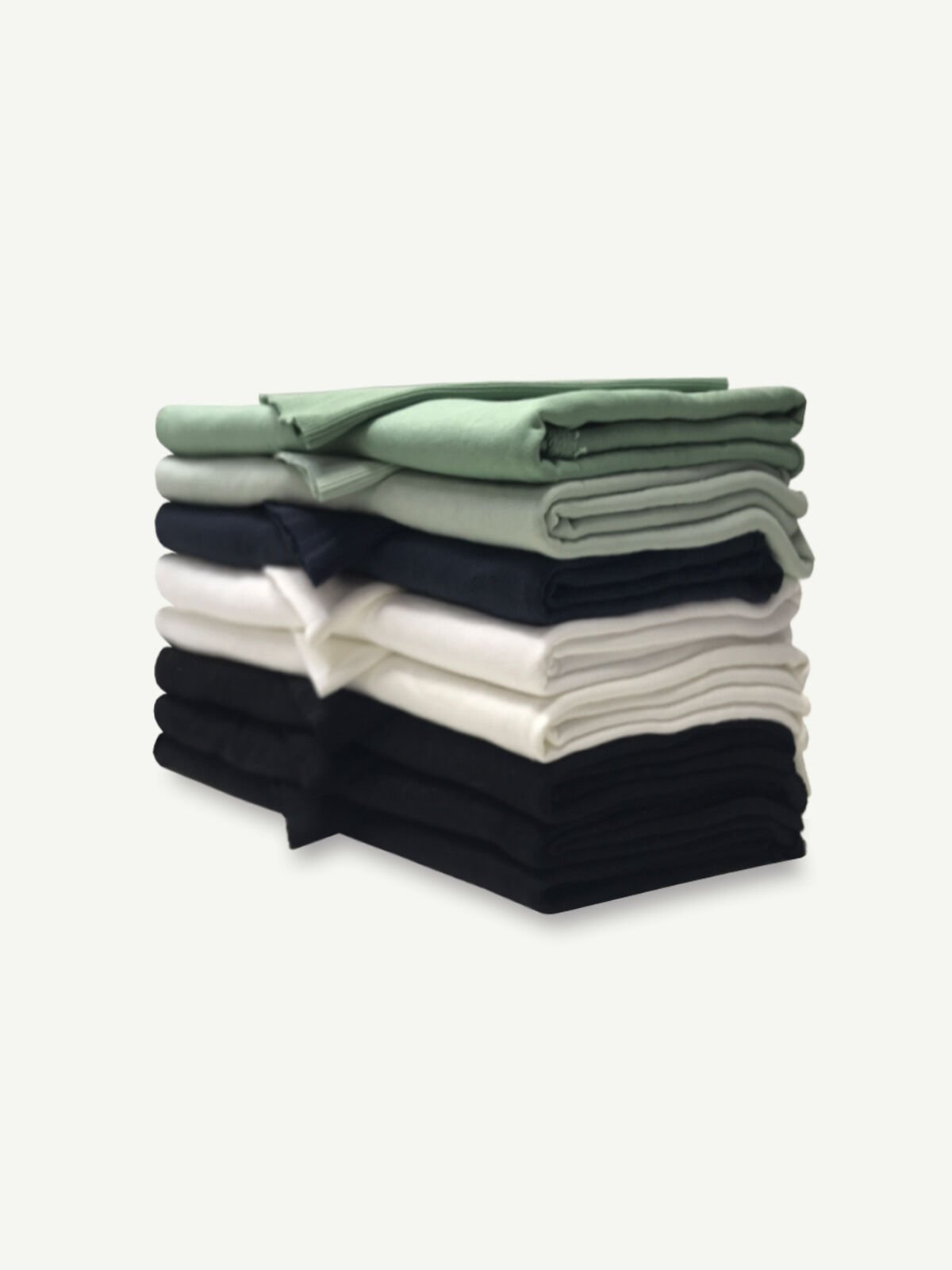 Ribanalı 3 İplik Kumaş Seti, Boyları 80-100 cm arası 8 adet