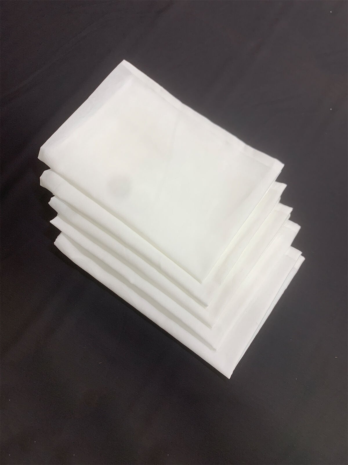 5 Adet Fermuarlı Yastık Astarı - Standart Boy Beyaz