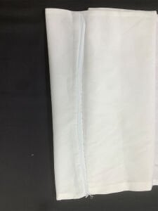 5 Adet Fermuarlı Yastık Astarı - Standart Boy Beyaz