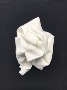 İnce Kaşkorse Kumaş Ekru - Parça 120x120 cm