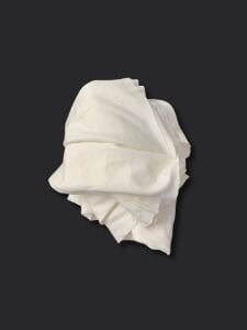 Ekru Bebe Ribanası Penye Kumaş, Parça 100x180 cm