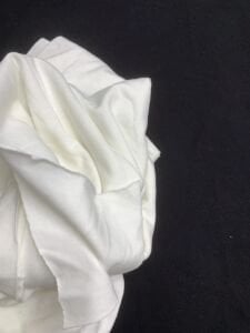 Dar Enli Süprem Kumaş, Parça 120x (55x2) cm Ekru