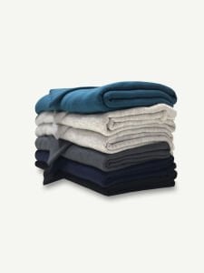 Ribanalı 3 İplik Kumaş Seti, Boyları 80-95 cm arası 6 adet