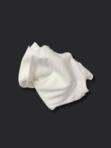 Ekru Bebe Ribanası Penye Kumaş, Parça 115x170 cm