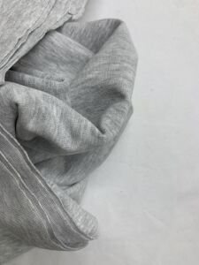 Gri İnce Ribana Kumaş, Parça 55x160 cm