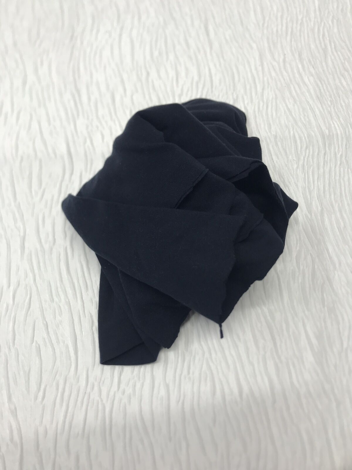 İnce Ribana Kumaş Lacivert - Parça 85x160 cm