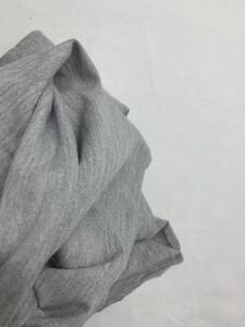 Gri 2 İplik Pamuk Kumaş, Parça 105x200 cm