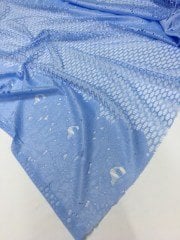 Bebe Mavi Dantel Kumaş