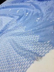 Bebe Mavi Dantel Kumaş