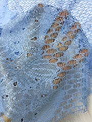 Bebe Mavi Dantel Kumaş