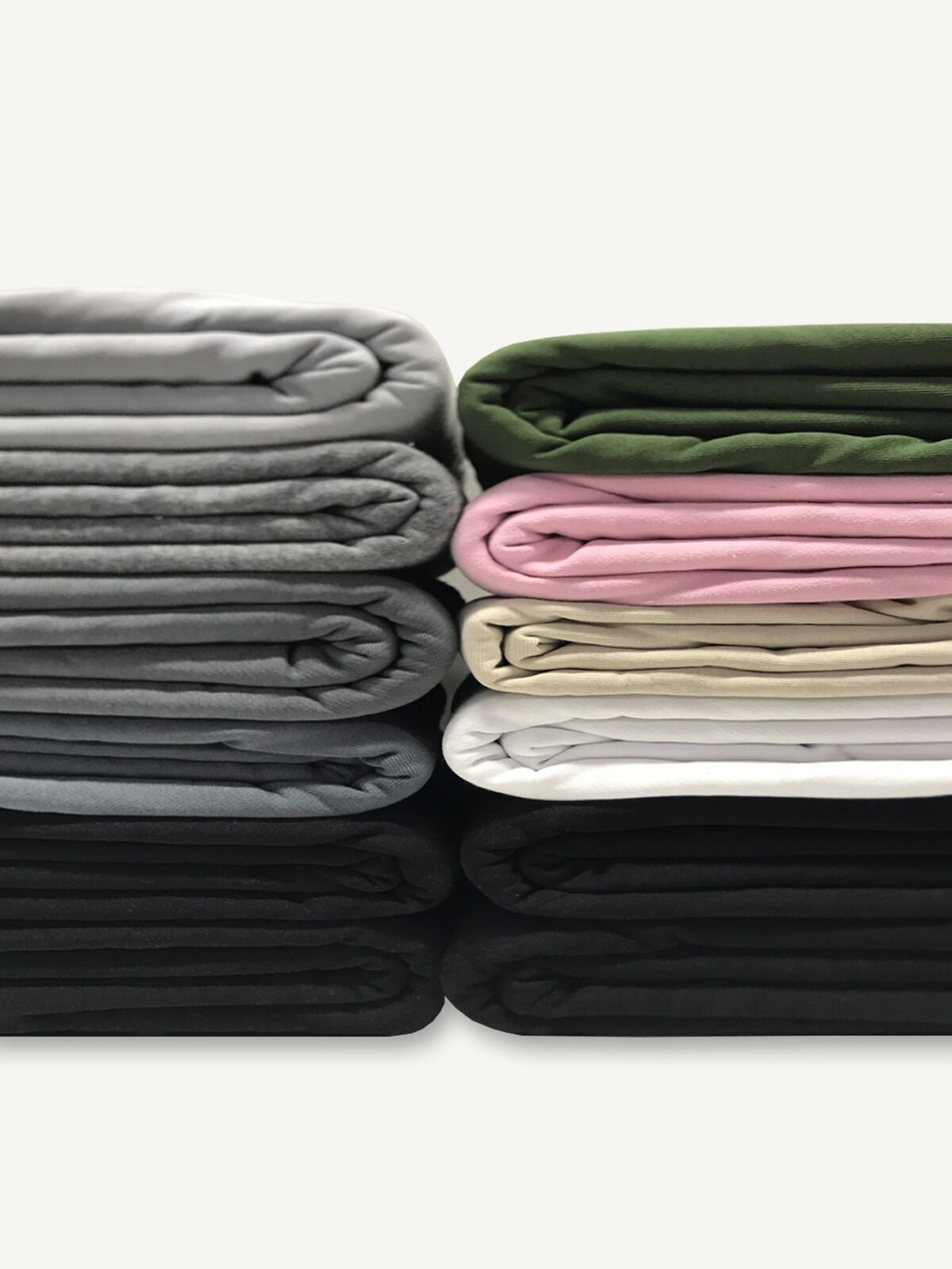 3 İplik Penye Kumaş Seti, Boyları 80-90 cm arası 12 adet