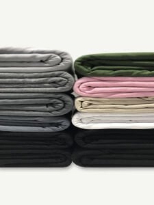 3 İplik Penye Kumaş Seti, Boyları 80-90 cm arası 12 adet