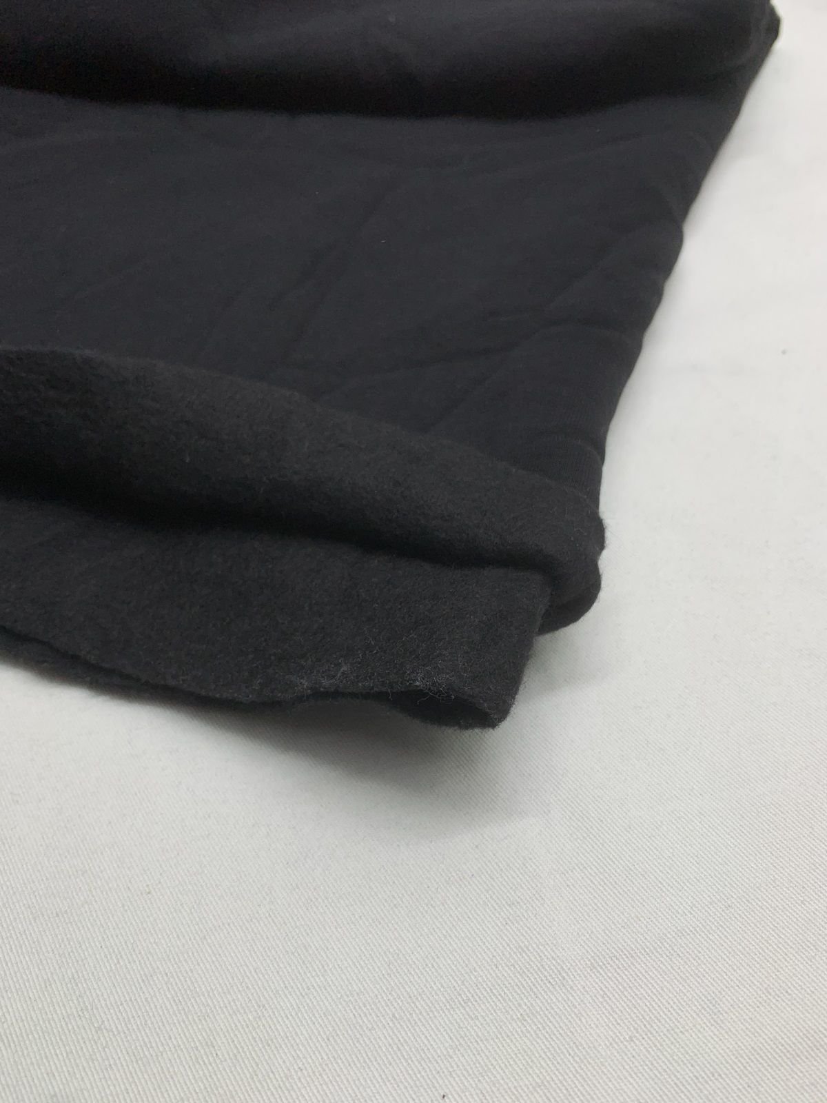Şardonlu 3 İplik Kumaş, Parça 75x190 cm Siyah