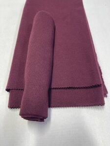 Ribanalı Selanik Kumaş Hafif Şardonlu, Parça 75x170 cm - Bordo