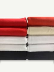İnce Ribana Esnek Penye Kumaş Seti, Boyları 100-120 cm arası 10 adet