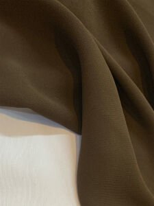 Krep Kumaş - Kahverengi