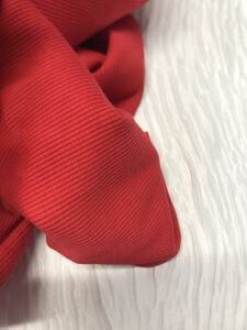 Ribana Fitilli Kumaş Kırmızı – Parça 105x120 cm