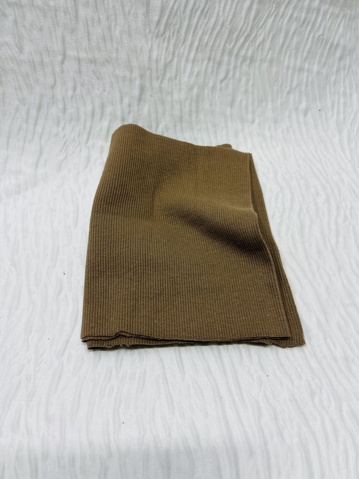 Ribana Fitilli Kumaş, Parça 15x110 cm - Kahverengi