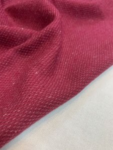 Bordo Pamuklu Kışlık Elbiselik Kumaş